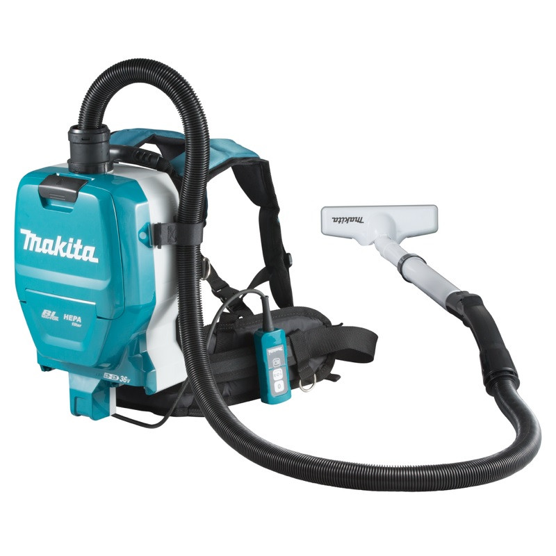 Makita DVC261ZX4 szénkefe nélküli HEPA háti porszívó (akku és töltő nélkül!)