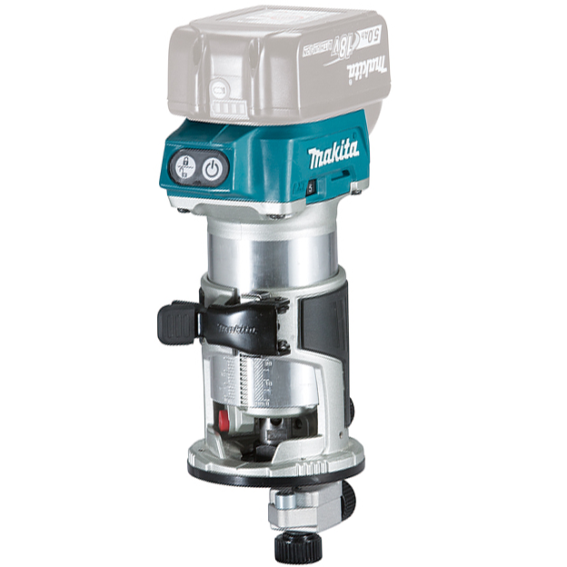 Makita DRT50ZJX2 szénkefe nélküli akkus élmaró (akku és töltő nélkül!)