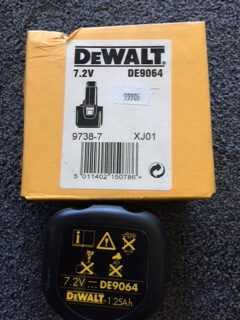 DeWALT  7,2 v-os akku