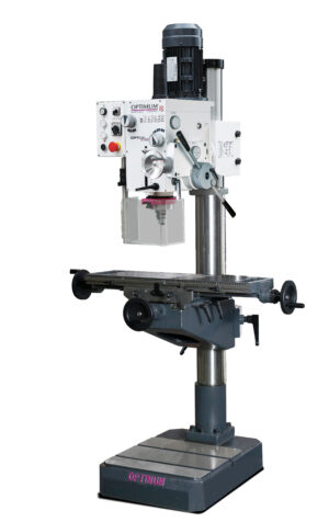 Optimum Optidrill DH 40CTP oszlopos hajtóműves fúrógép keresztasztallal