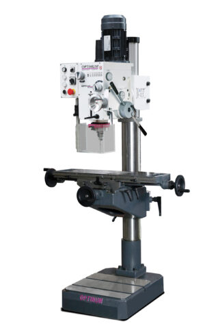 Optimum Optidrill DH 40CTP oszlopos hajtóműves fúrógép keresztasztallal
