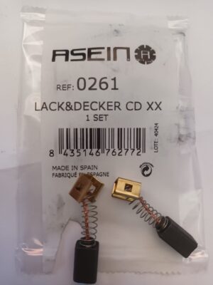 Szénkefe 6,5× 8/13 mm