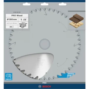 BOSCH Speedline Wood körfűrészlap, 300 x 30 x 3,2 mm, 28 fog
